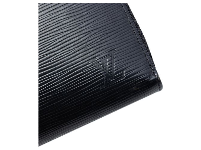 Clutch Louis Vuitton Epi Pochette Jour PM Nera Nero - vista 5