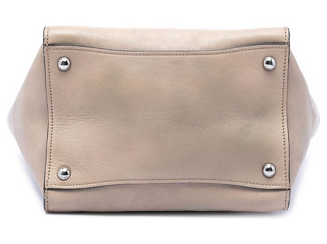 Borsa Prada Small Glace Calf Twin Pocket Beige - vista 3
