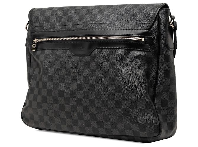 Borsa a tracolla Louis Vuitton Damier Graphite Daniel MM nera Nero - vista 2