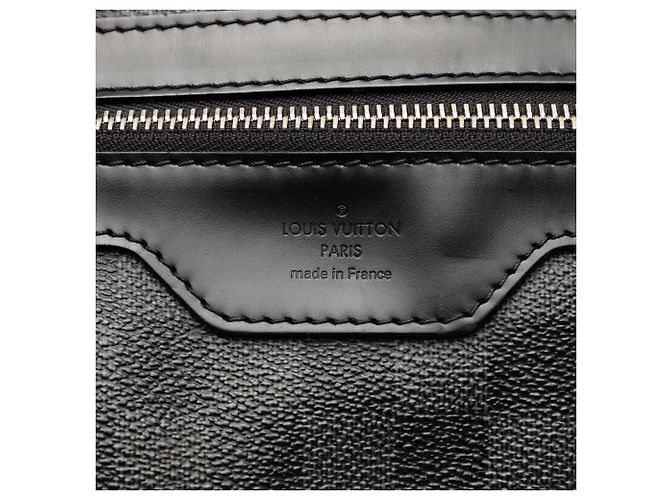 Borsa a tracolla Louis Vuitton Damier Graphite Daniel MM nera Nero - vista 5