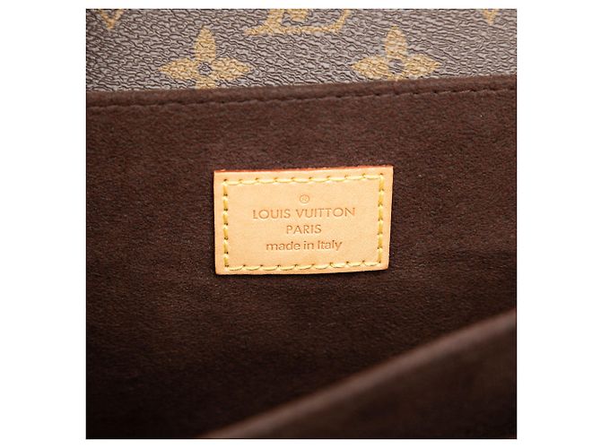 Borsa Louis Vuitton Monogram Pochette Metis marrone - vista 5