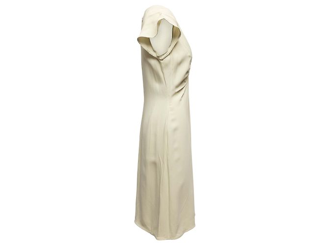 Valentino Garavani Valentino Kurzarmkleid in blassem Chartreuse Größe IT 46 Grün - Ansicht 2