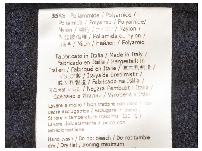 Fendi Zucca Strickrock in Schwarz & Navy Bleistiftrock Größe IT 40 - Ansicht 6