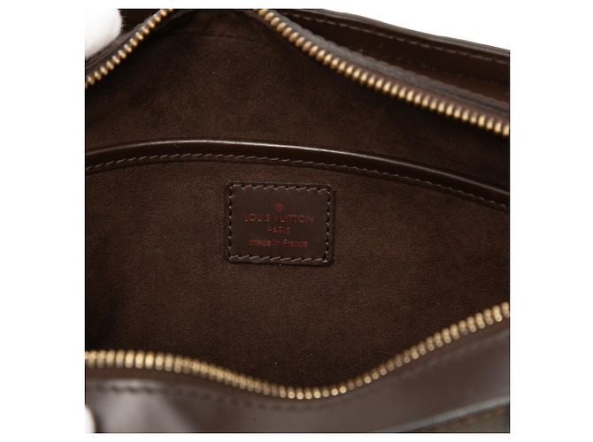 Pochette Louis Vuitton Damier Ebene Saint Louis Marrone - vista 5
