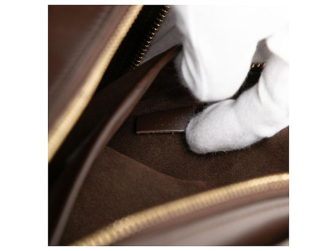 Pochette Louis Vuitton Damier Ebene Saint Louis Marrone - vista 6
