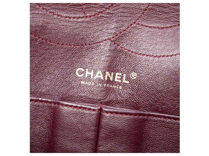 Borsa a tracolla Chanel Reissue 2.55 Double Flap 227 in vernice trapuntata nera Nero - vista 5