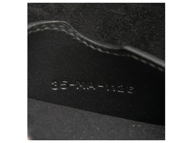 Saddle Mini borsa sella D Bee in pelle nera Dior Nero - vista 6