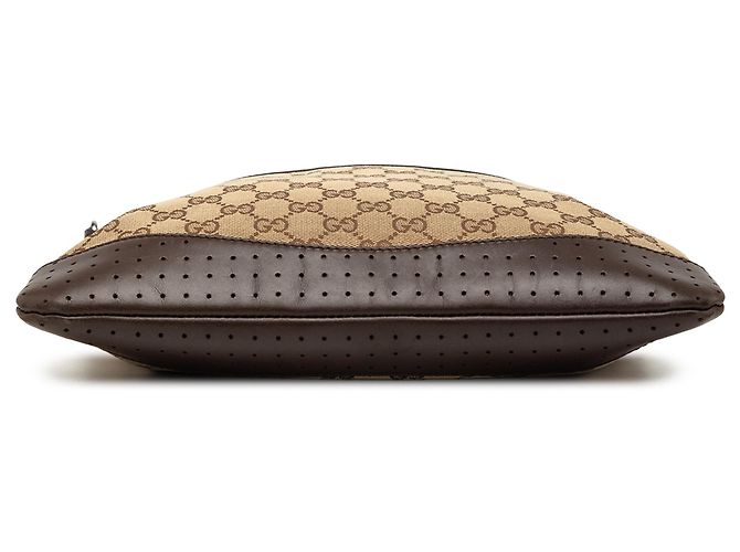 Borsa a tracolla Gucci GG Canvas marrone - vista 3