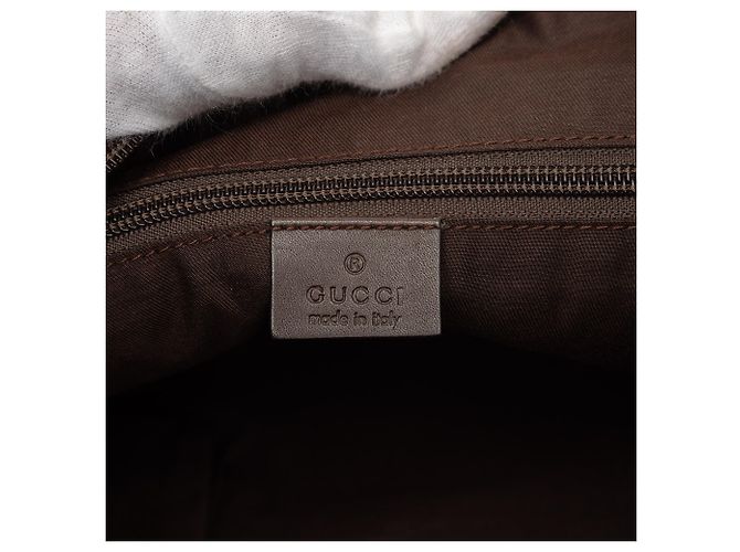 Borsa a tracolla Gucci GG Canvas marrone - vista 5