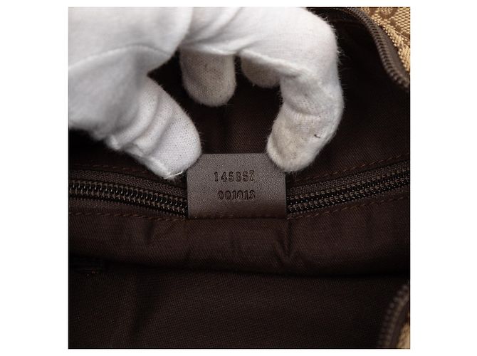 Borsa a tracolla Gucci GG Canvas marrone - vista 6