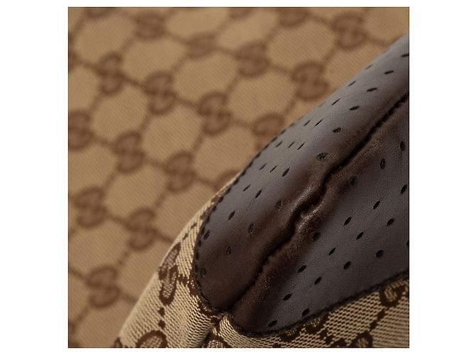 Borsa a tracolla Gucci GG Canvas marrone - vista 7