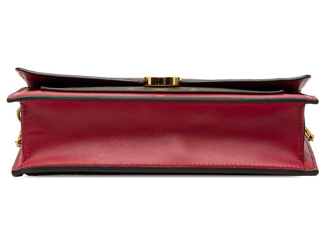 Portafoglio con catena e tracolla Louis Vuitton Monogram Flore marrone - vista 3