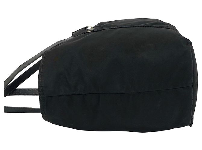Tote con zip in Tessuto nero Prada - vista 6