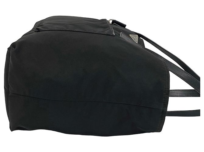 Tote con zip in Tessuto nero Prada - vista 7