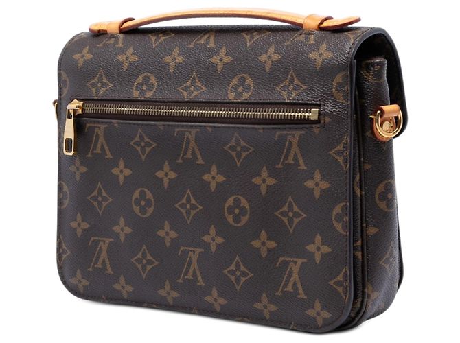 Borsa Louis Vuitton Monogram Pochette Metis marrone - vista 2