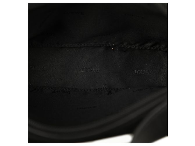 Borsa a tracolla in scamosciato nero LOEWE Anagram - vista 4