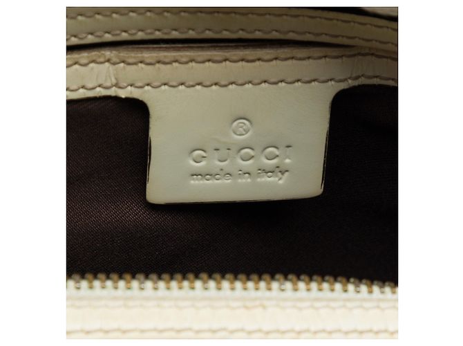 White Gucci Medium GG Supreme Joy Boston Bag - view 5