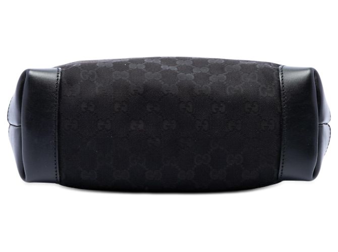 Borsa a tracolla Gucci GG Canvas Web nera Nero - vista 3