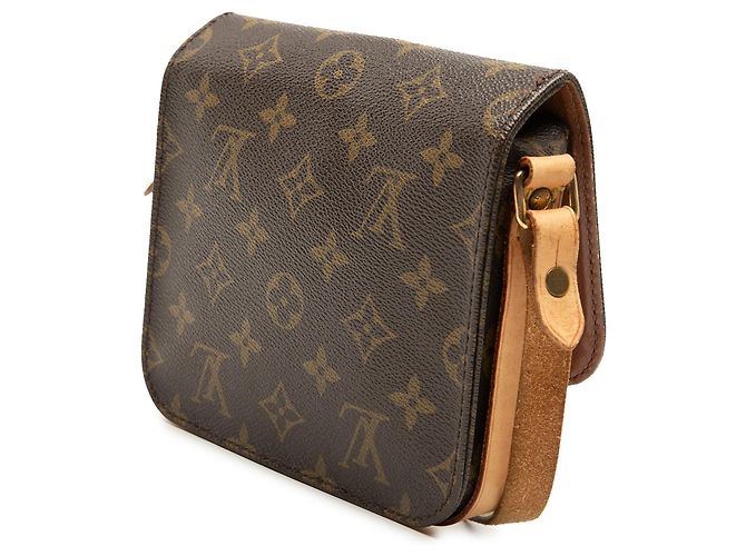 Borsa a tracolla Louis Vuitton Monogram Cartouchiere PM marrone - vista 2