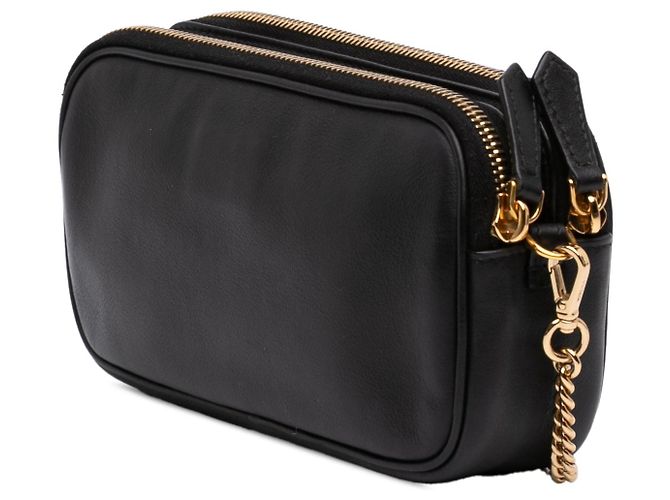 Borsa a tracolla Fendi Easy 2 Baguette in pelle nera Nero - vista 2