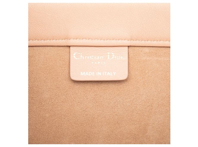Book Tote Tote Book Dior Large em couro de bezerro com relevo bege - vista 5