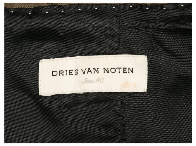 Casaco Peacoat de abotoamento duplo oliva Dries Van Noten Tamanho EU 40 Verde - vista 5
