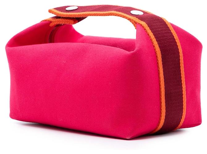 Custodia Hermès Small Canvas Bride A Brac Rosa - vista 2
