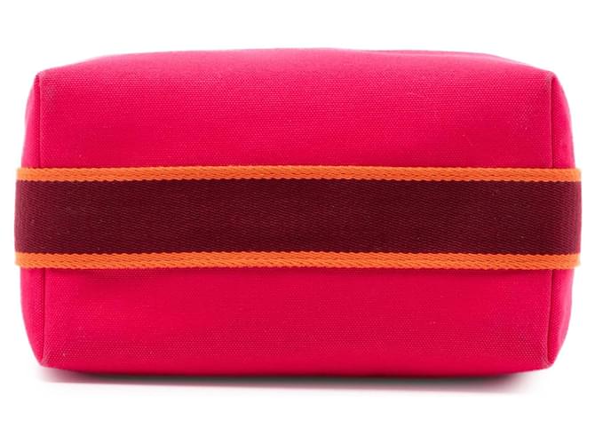 Custodia Hermès Small Canvas Bride A Brac Rosa - vista 3