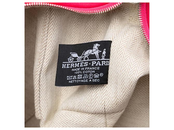 Custodia Hermès Small Canvas Bride A Brac Rosa - vista 5