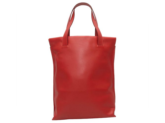 Shopper Tote Anagram rosso Loewe - vista 3