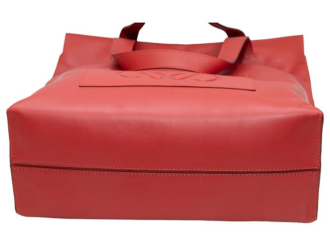 Shopper Tote Anagram rosso Loewe - vista 4