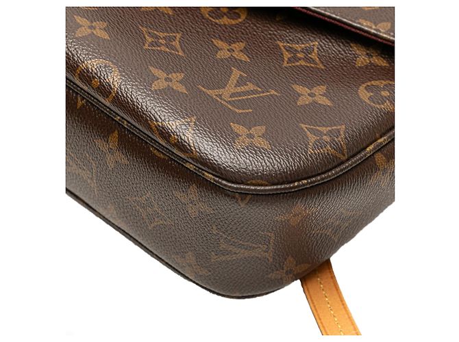 Sac bandoulière Louis Vuitton Monogram Mabillon marron - vue 8