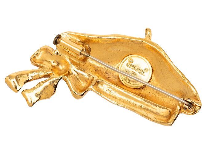 Spilla Berretto Chanel Placcato Oro D'oro - vista 2