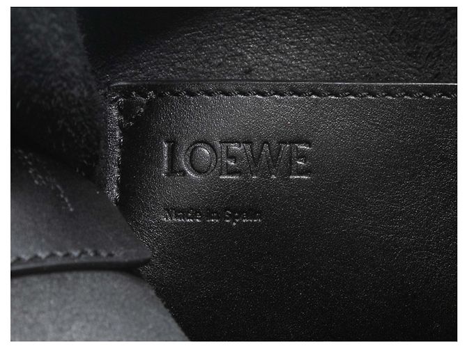 Borsa a tracolla a secchiello Balloon Loewe Nero & Marrone - vista 7