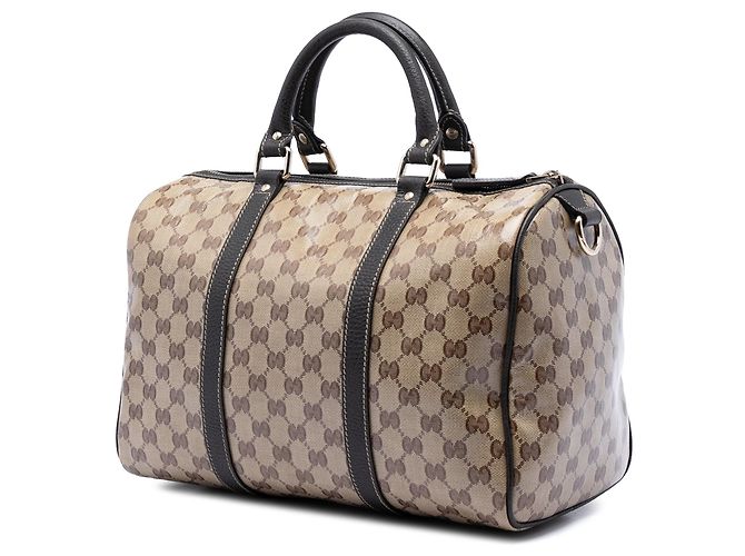 Borsa Boston Gucci Medium GG Crystal Joy beige - vista 2