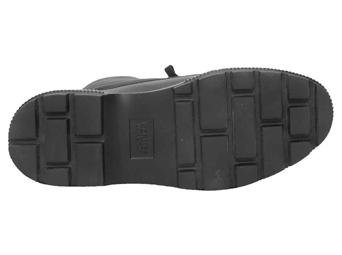 Hermès Schwarze Hermes Leder Schnürstiefel Combat Größe 36 - Ansicht 5