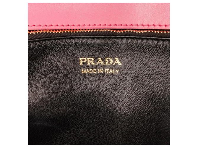 Borsa Prada Belle rosa - vista 8