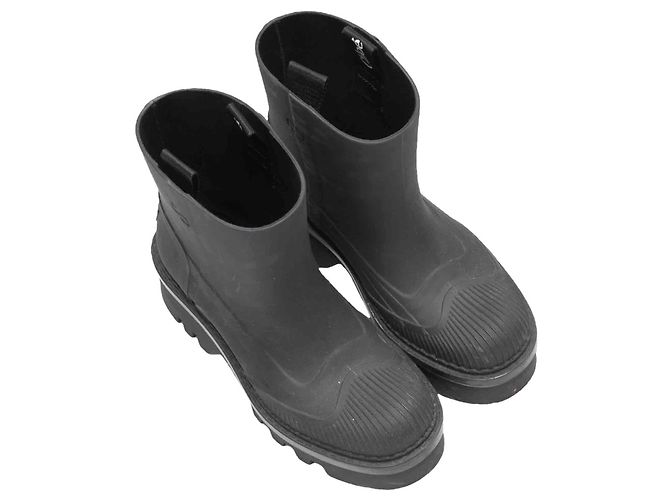 Chloé Schwarze Chloe Gummistiefel Größe 37 - Ansicht 2