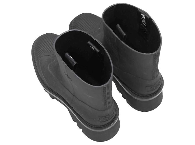 Chloé Schwarze Chloe Gummistiefel Größe 37 - Ansicht 4