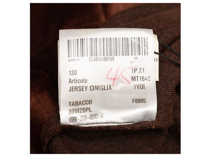 Brauner Miu Miu Rollkragenpullover aus Velours Größe US S - Ansicht 5