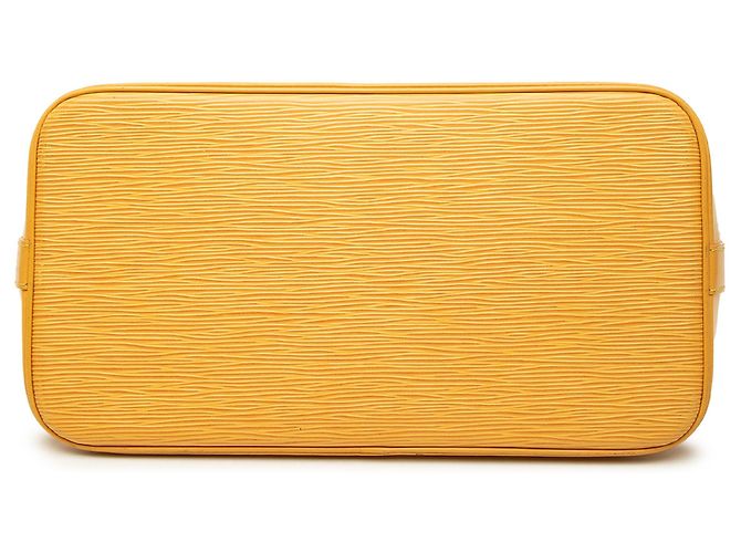 Borsa Louis Vuitton Epi Alma PM Gialla Giallo - vista 3
