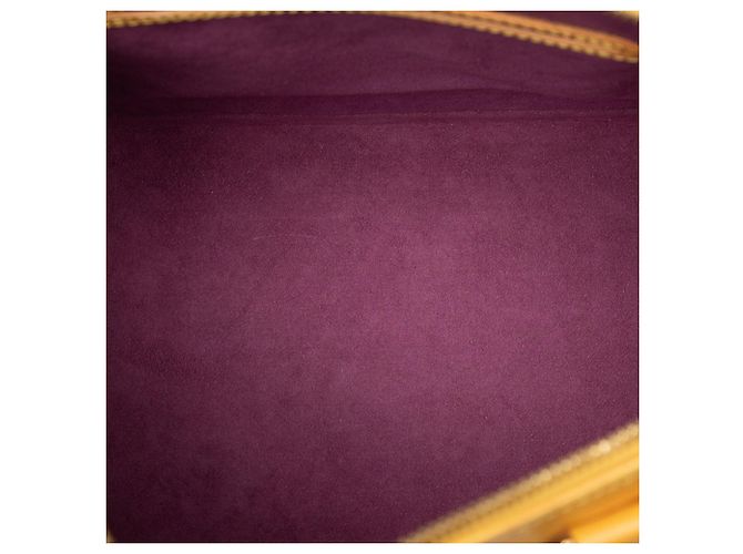 Borsa Louis Vuitton Epi Alma PM Gialla Giallo - vista 4