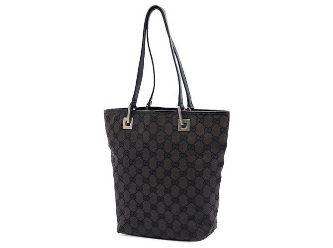 Tote in tela GG Canvas marrone Gucci - vista 2