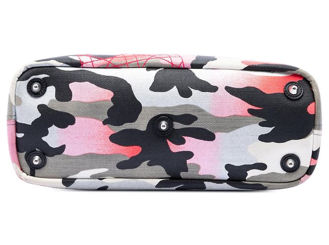 Dior Anselm Reyle Medium Canvas Camouflage Tote in Grau - Ansicht 3