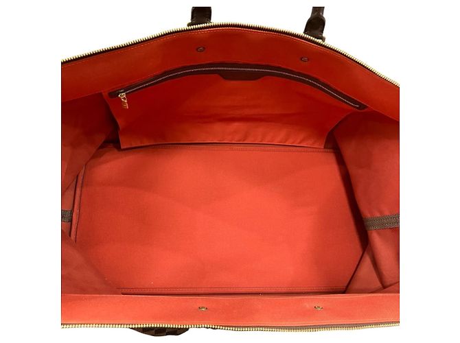 Borsa Boston Louis Vuitton Greenwich GM Marrone Damier ebene - vista 6