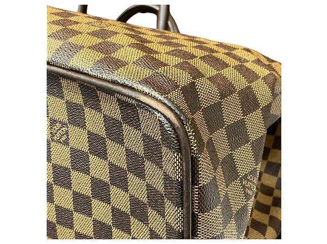 Borsa Boston Louis Vuitton Greenwich GM Marrone Damier ebene - vista 8