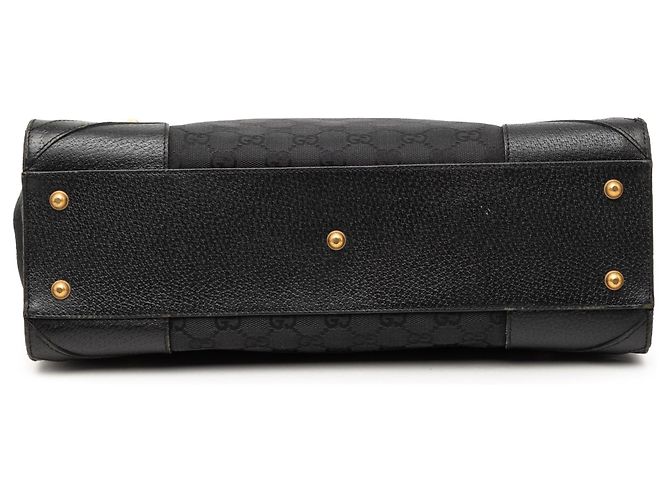 Borsa Gucci GG Canvas Nailhead nera Nero - vista 3
