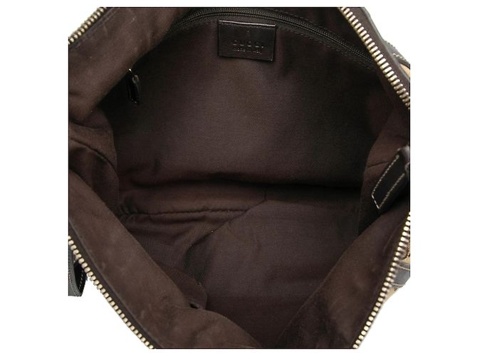 Borsa a tracolla Abbey D Ring in tela GG Gucci marrone - vista 4