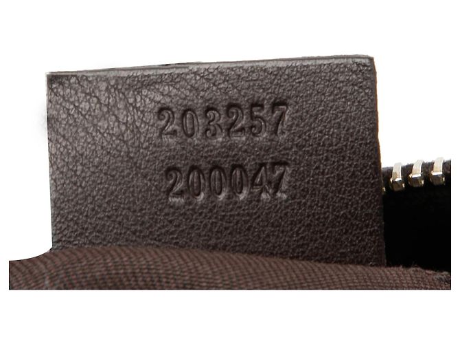 Borsa a tracolla Abbey D Ring in tela GG Gucci marrone - vista 6