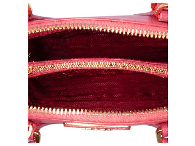 Borsa Prada Small Saffiano Lux Promenade rosa - vista 4